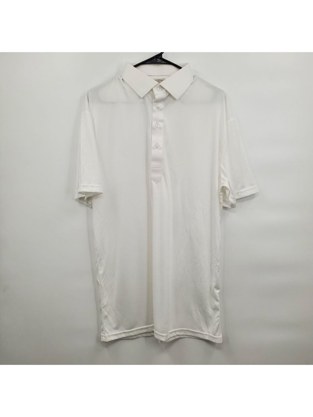Collars & Co The Original Dress Collar Polo Top Men Size Large Tall NWOT White